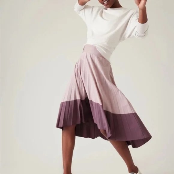 Athleta Midi Skirt in Pink and Brown - Picture 2 of 8